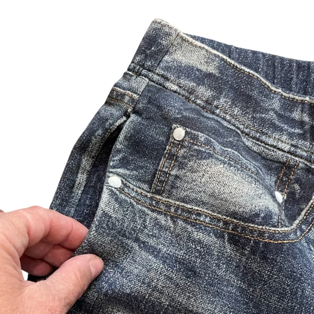 rag & bone Miramar Sweatpant Jeans Size S Elastic Waist Pull On Denim Look - Picture 6 of 15